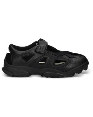 Y-3 Cut-Out Strap Sandals - Black