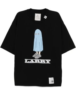 Maison Mihara Yasuhiro Larry T-Shirt Mit Print - Schwarz