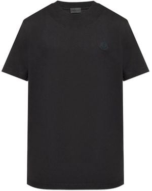 Moncler ロゴ Tシャツ - ブラック
