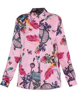 Versace Jeans Couture ペイズリー シャツ - ピンク
