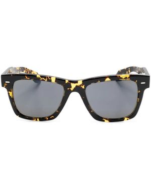 Oliver Peoples N.04 Tortoiseshell-Effect Sunglasses - Grey