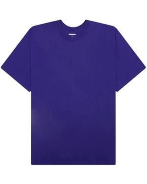 Neighborhood Logo-Print T-Shirt - Blue