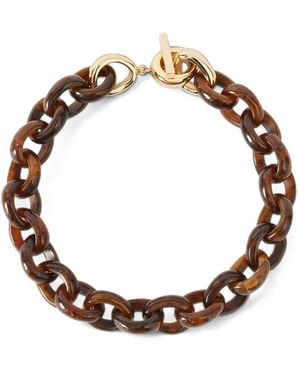 JOSEPH Chunky-Link Toggle-Fastening Necklace - Metallic