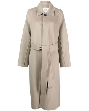 Ami Paris Coats & Jackets - Natural