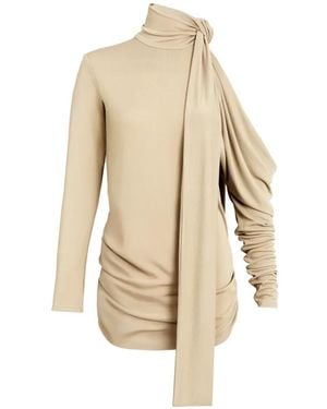 Silvia Tcherassi Angel Draped Blouse - Natural