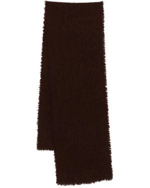 Faliero Sarti Frayed-trim Scarf - ブラウン