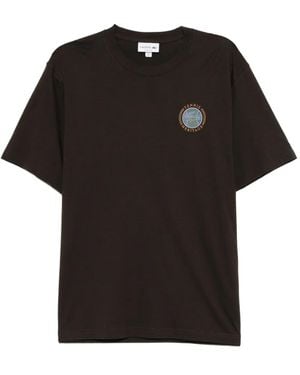 Lacoste T-Shirt Mit Print - Schwarz