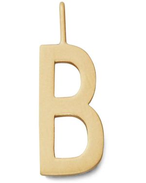 Design Letters Letter B Pendant - Metallic