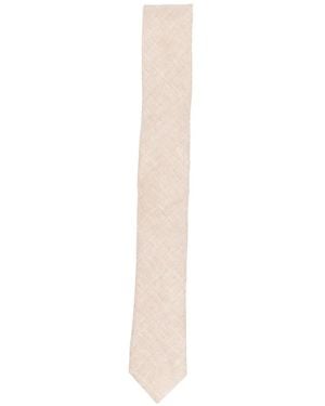 Eleventy Texture Tie - White