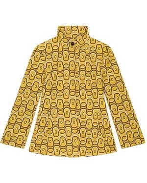 Maliparmi Geometric-Print Shirt - Yellow