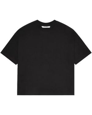 About Blank Mock-Neck Logo-Print T-Shirt - Black