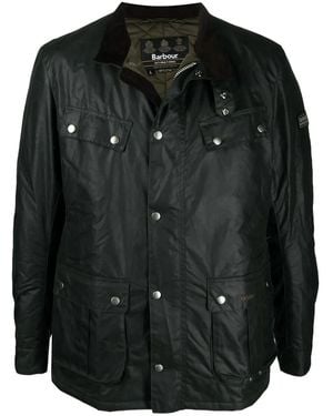 Barbour Embroidered-Logo Jacket - Black