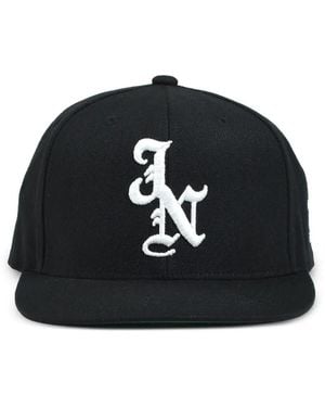 JUN/NAKAYAMA Logo-Embroidered Snapback Cap - Black