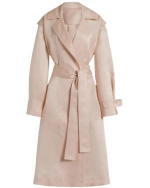Alberta Ferretti Gabardina Con Puños Ajustables - Neutro