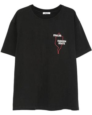 Eraldo T-Shirt Con Grafica - Nero