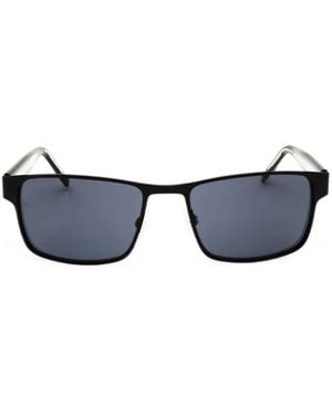 Tommy Hilfiger Rectangle-Frame Metal Sunglasses - Blue