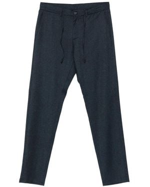 Canali ドローストリング パンツ - ブルー