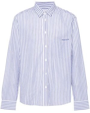 Isabel Marant Jasolo Striped Cotton Shirt - Blue
