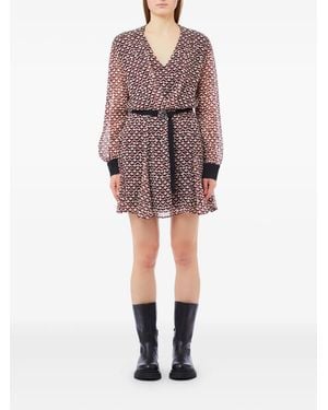 Liu Jo Belted Mini Dress - Natural