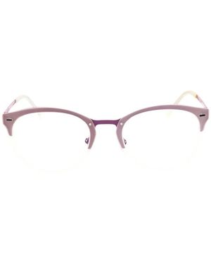 Police Gafas Con Montura Redonda - Blanco