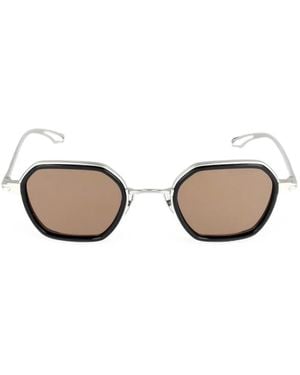 Kyme Sonnenbrille Mit Geometrischem Gestell - Schwarz