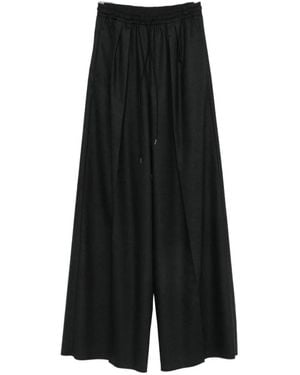 Max Mara Drawstring-Waist Pants - Black