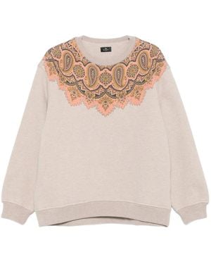 Etro ペイズリースウェットシャツ - ナチュラル