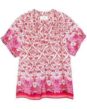 Xirena Aivy Floral-Print Blouse - Pink