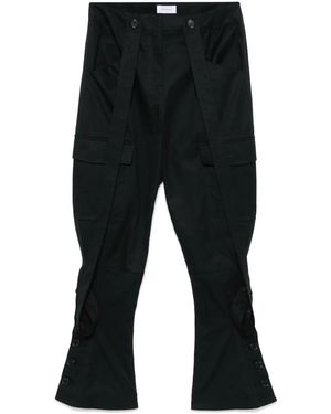 Off-White c/o Virgil Abloh Strap-Detail Cargo Trousers - Black