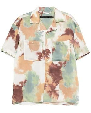 ANDERSSON BELL Short-Sleeve Pocket Shirt - White