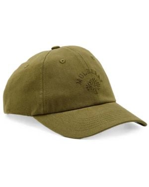 Mulberry Embroidered-Logo Cap - Green