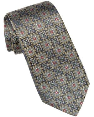 Elizabetta De Sica Silk Tie - Gray