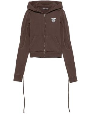 OTTOLINGER Zip-Up Hoodie - Brown