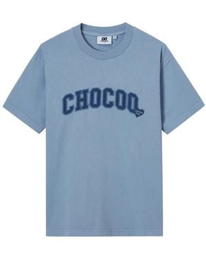 Chocoolate Crew-Neck T-Shirt - Blue