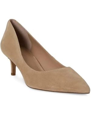 Ralph Lauren Adrienne Pointed-Toe Suede Pumps - Brown