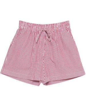 P.A.R.O.S.H. Striped-Pattern Shorts - Pink
