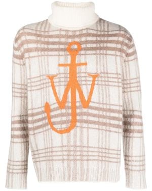 JW Anderson チェック プルオーバー - グレー