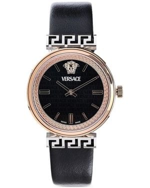 Versace Medusa-Motif 36Mm Watch - Black