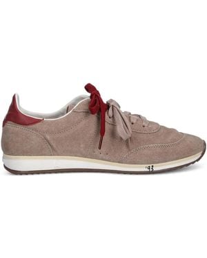 Patrizia Pepe Suede Trainers - Brown