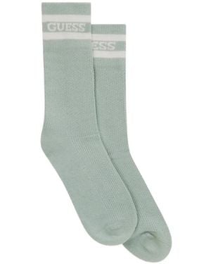 Guess Logo Socks - Green