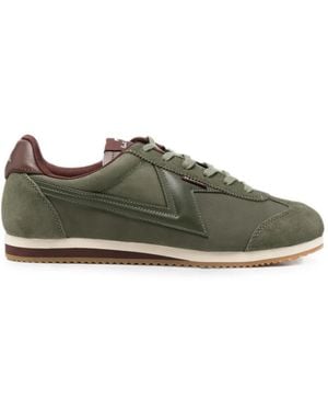 Paul Smith Paneled Leather Sneakers - Green