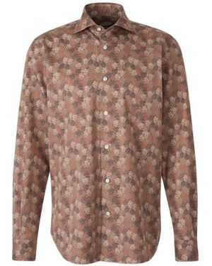 Vincenzo Di Ruggiero Chemise À Imprimé Végétal - Brown