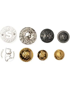 Sacai Brass Pins (Set Of Eight) - White