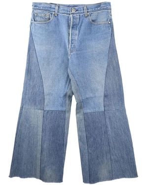 READYMADE Jeans Met Patchwork En Vervaagd Effect - Blauw