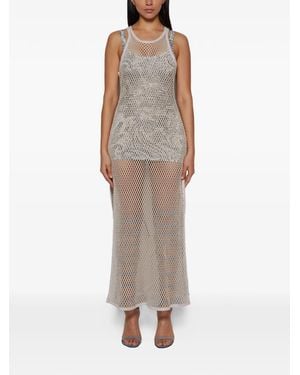 Etro Sleveless Midi Dress - Blue