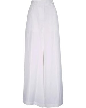 Twp High-Waist Trousers - White