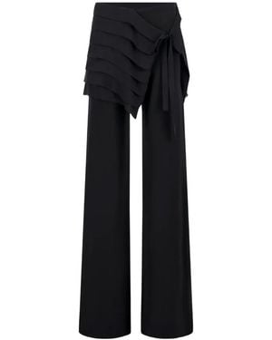 Vaillant Studio Backstage Fit-And-Flare Trousers - Black