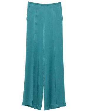 forte_forte Pantalon À Fini Satiné - Blue
