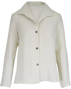 Peter Cohen Collection Long-Sleeves Blouse - White