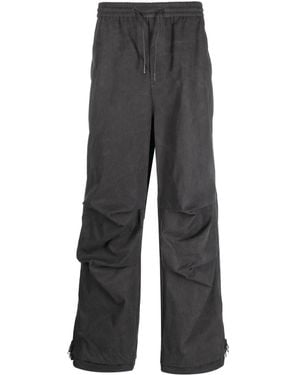 Juun.J Pantalon De Jogging En Effet Gaufré - Gris